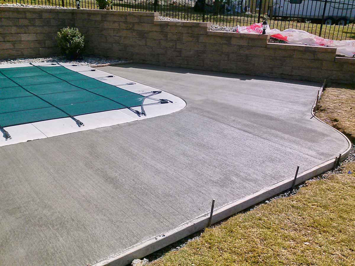 paver pool deck project